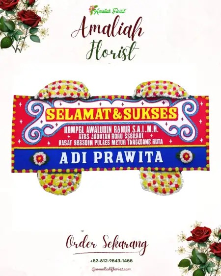 Papan Bunga Ucapan Selamat Kedungdoro